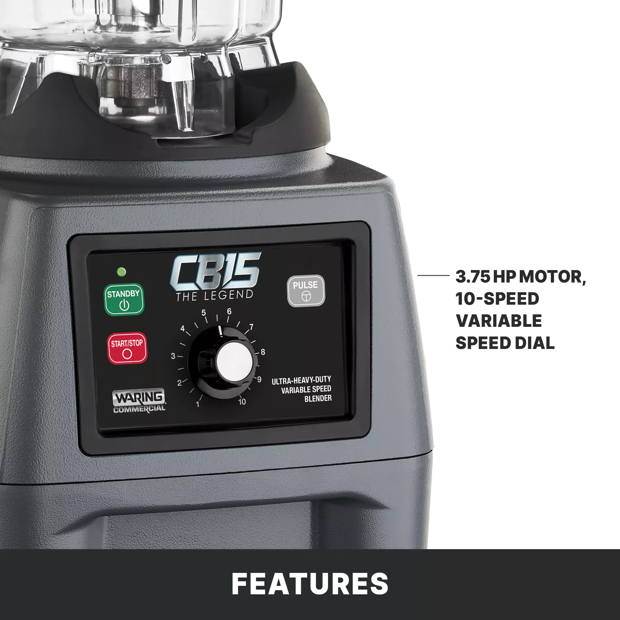 The Legend One-Gallon Food Blender with Variable-Speed